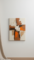 Abstract Textured Canvas With Hand-Layered Paint