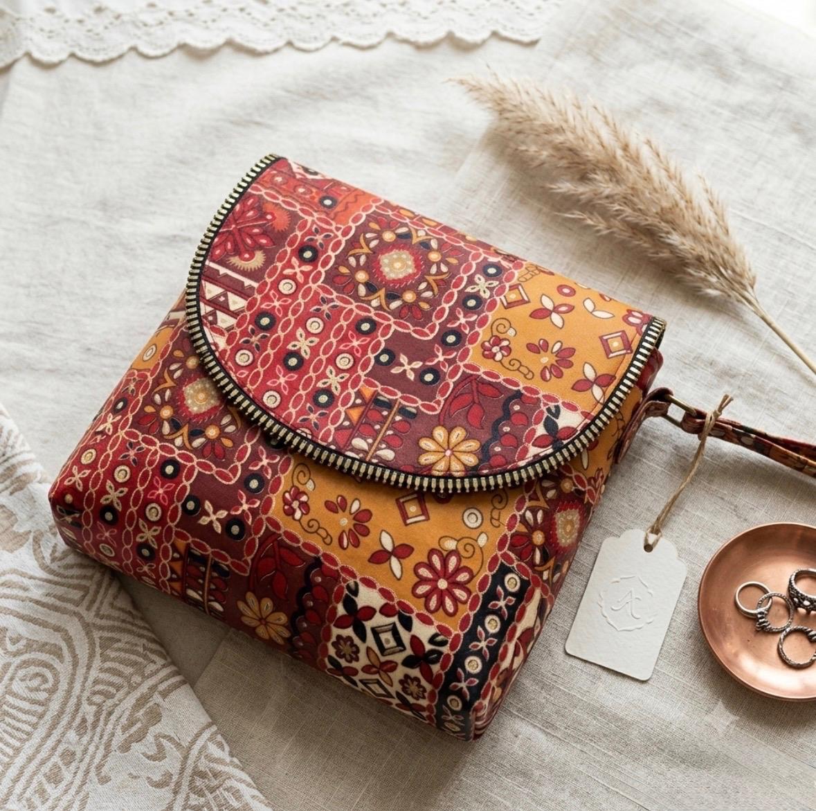 Handcrafted Bohemian Patchwork Handbag